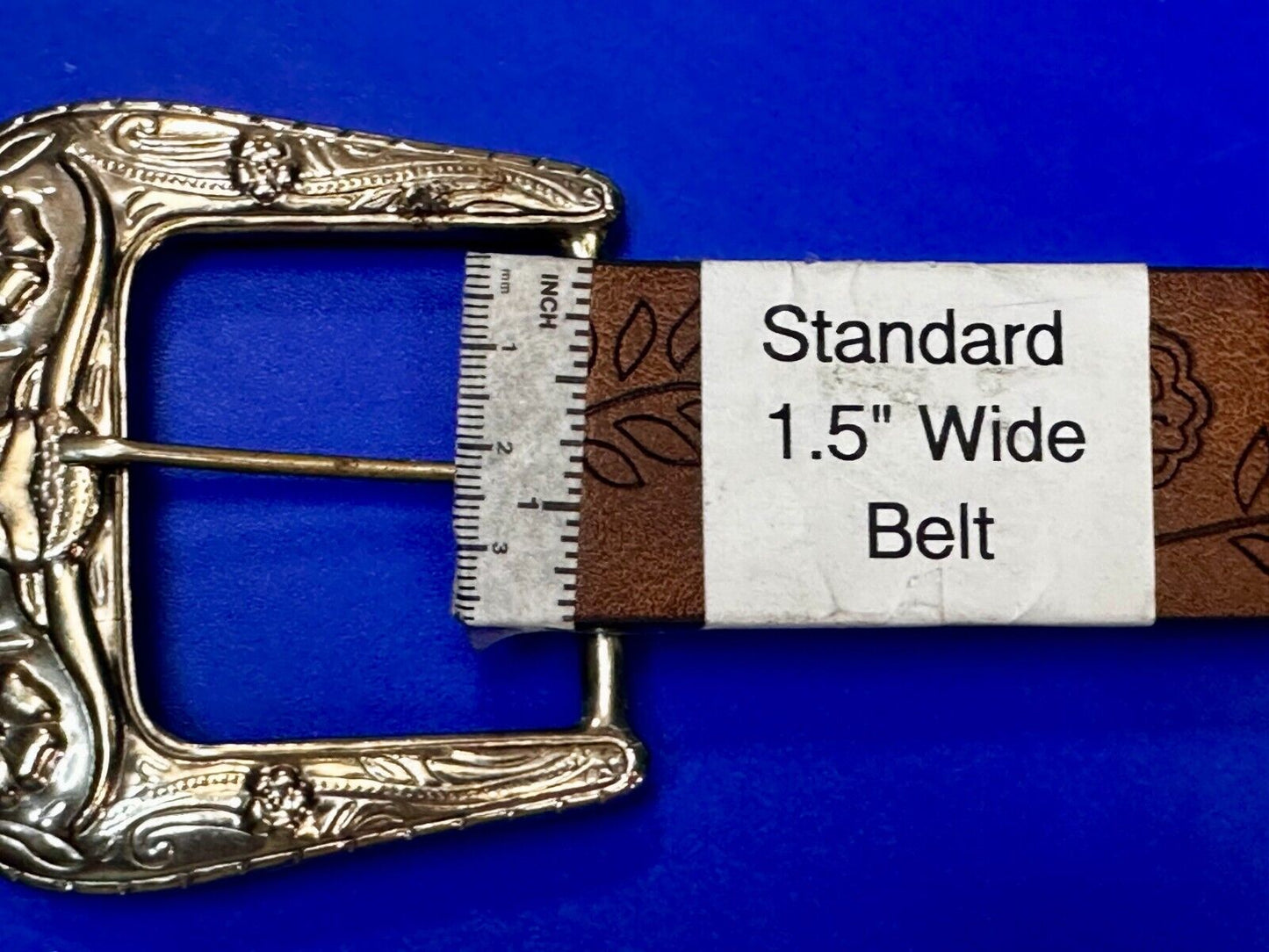 Texas Long Horn Steer Rodeo Cow Ranger Style Replacement Western Belt Buckle