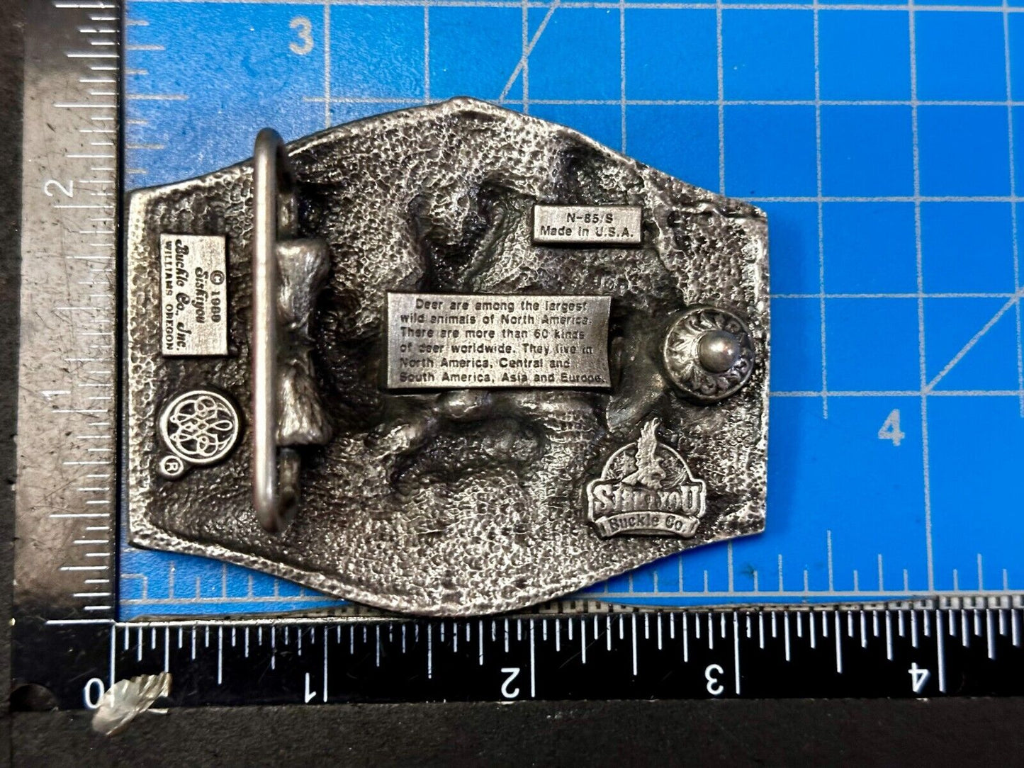 Belt Buckle Deer
