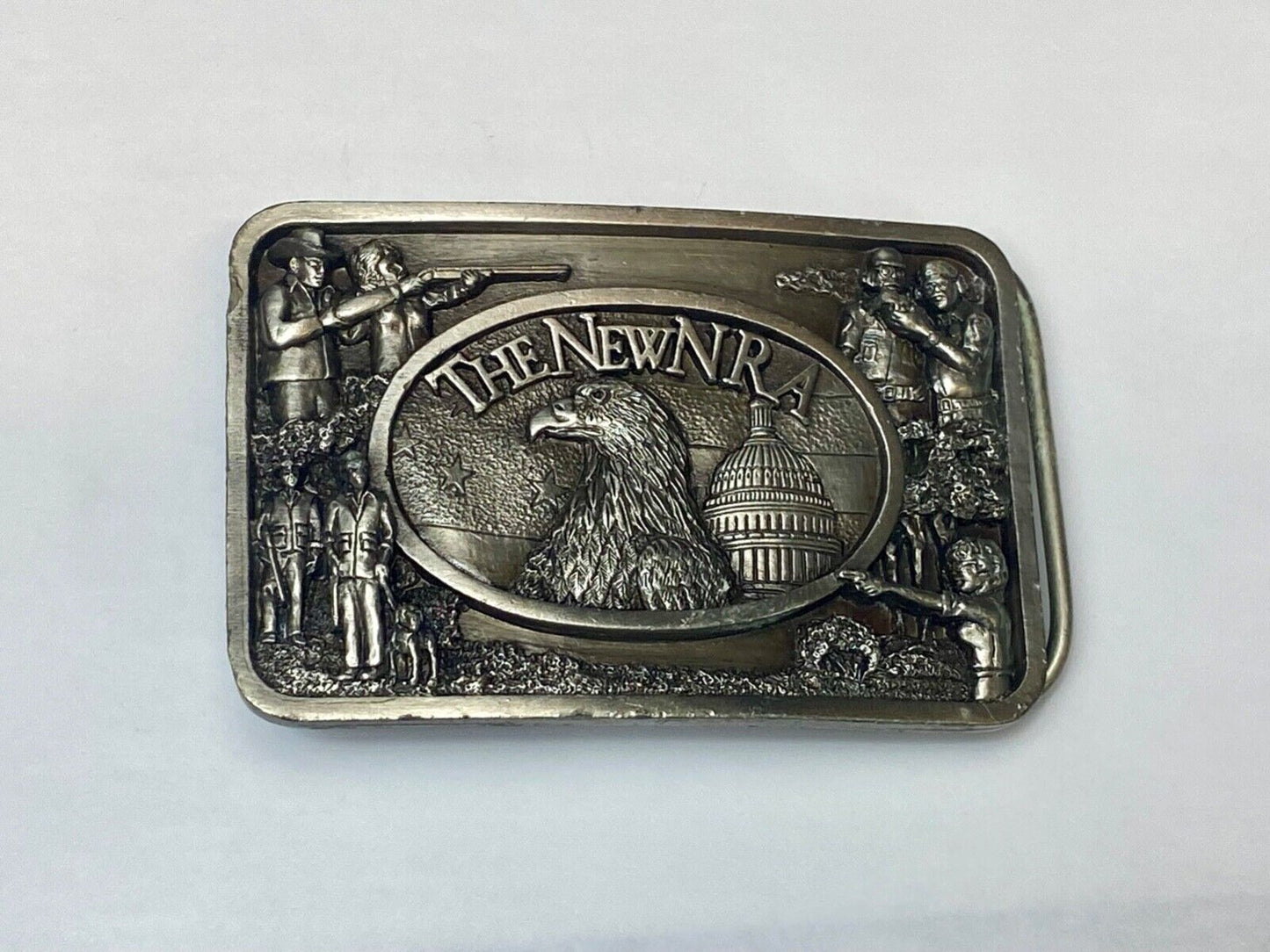 The New NRA Collectors Series 1993 Sixth edition RARE! Gun Rights belt buckle