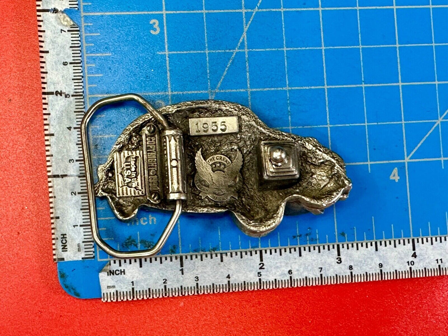 1990 VW Volkswagen Bug Car Auto Collectors Dealers Great American belt buckle Co