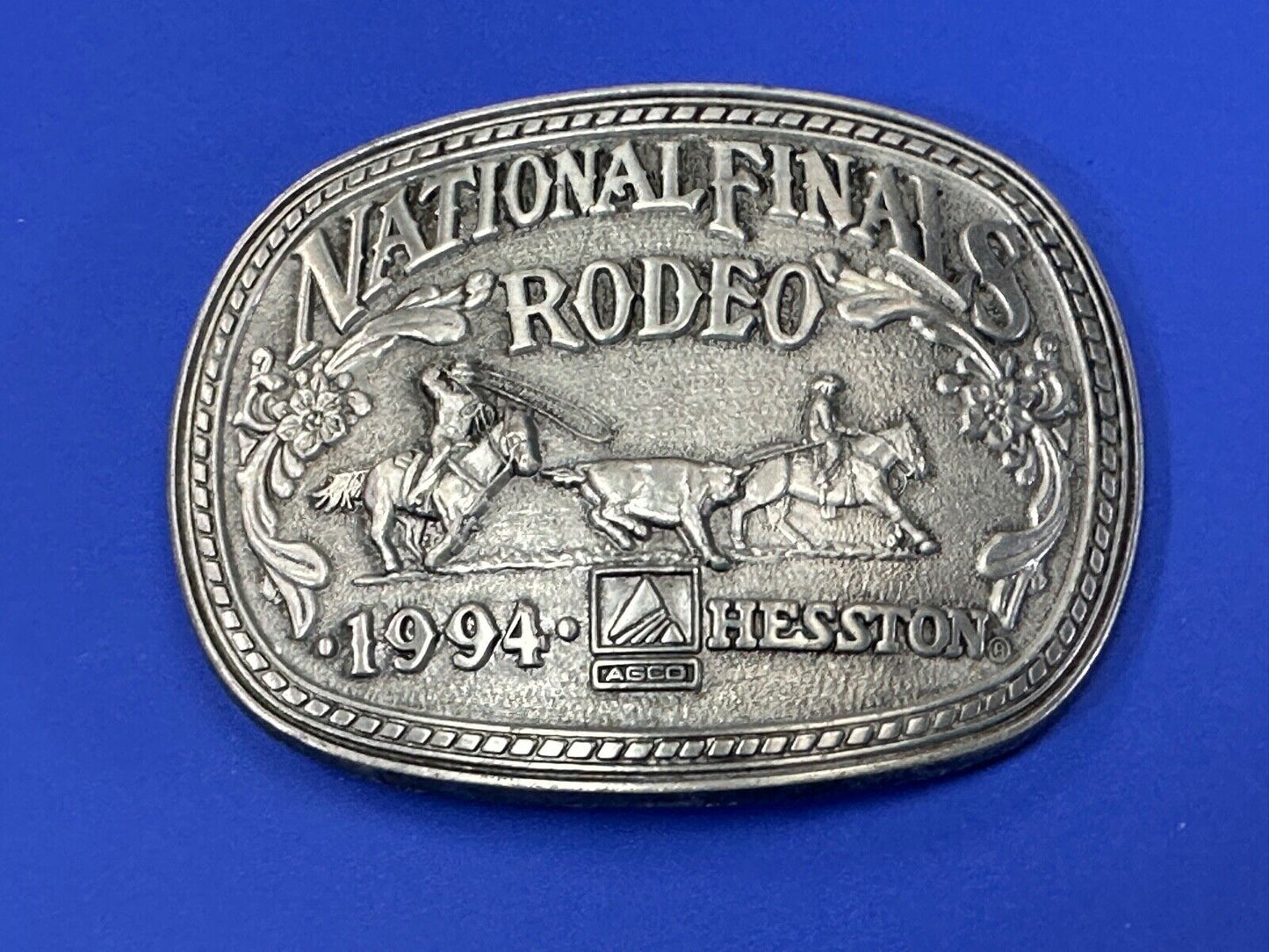 1994 Adult Sized NFR National Finals Rodeo ADM belt buckle