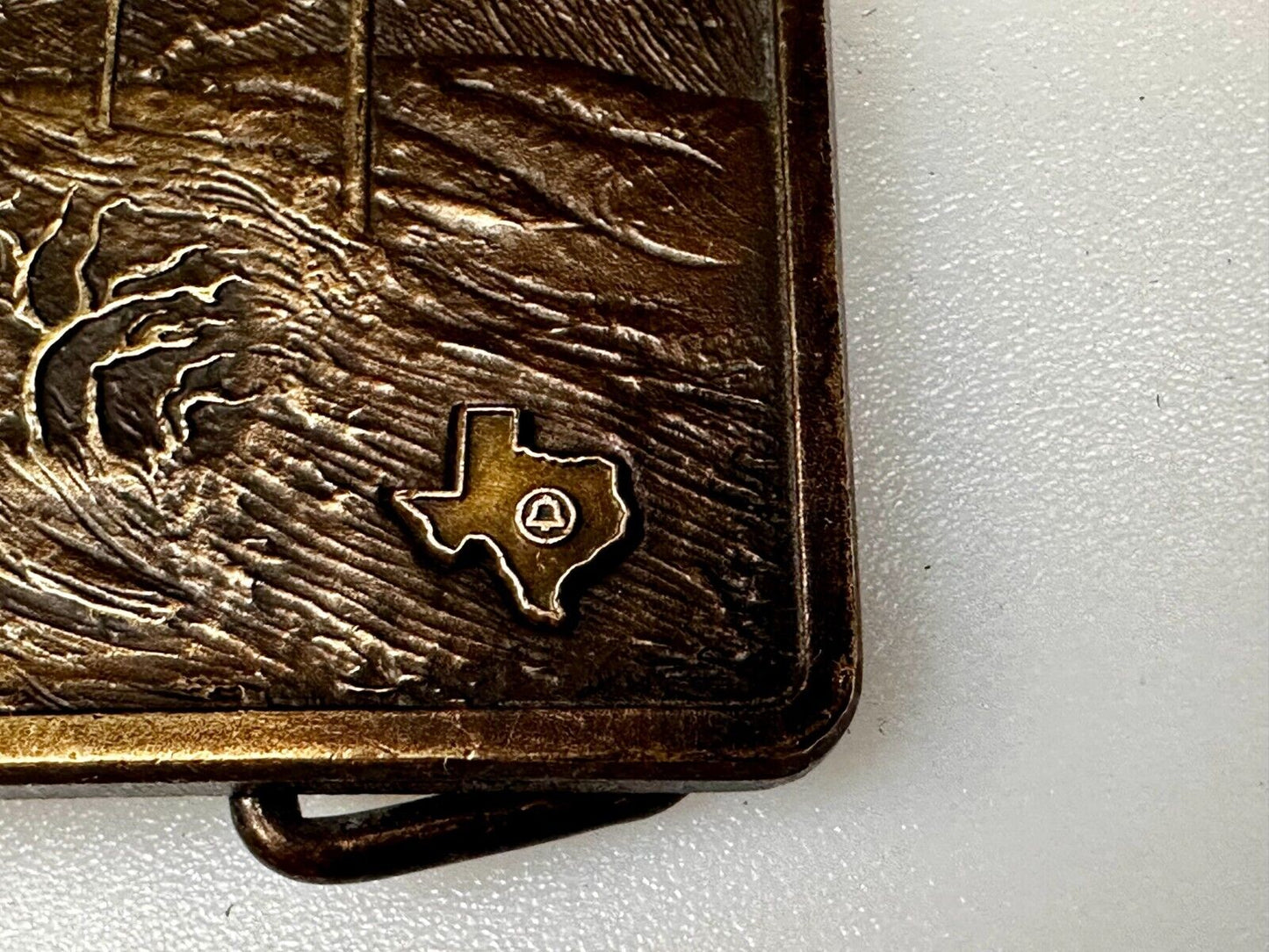 Texas Bell Telephone Award Belt Buckle by OC Tanner