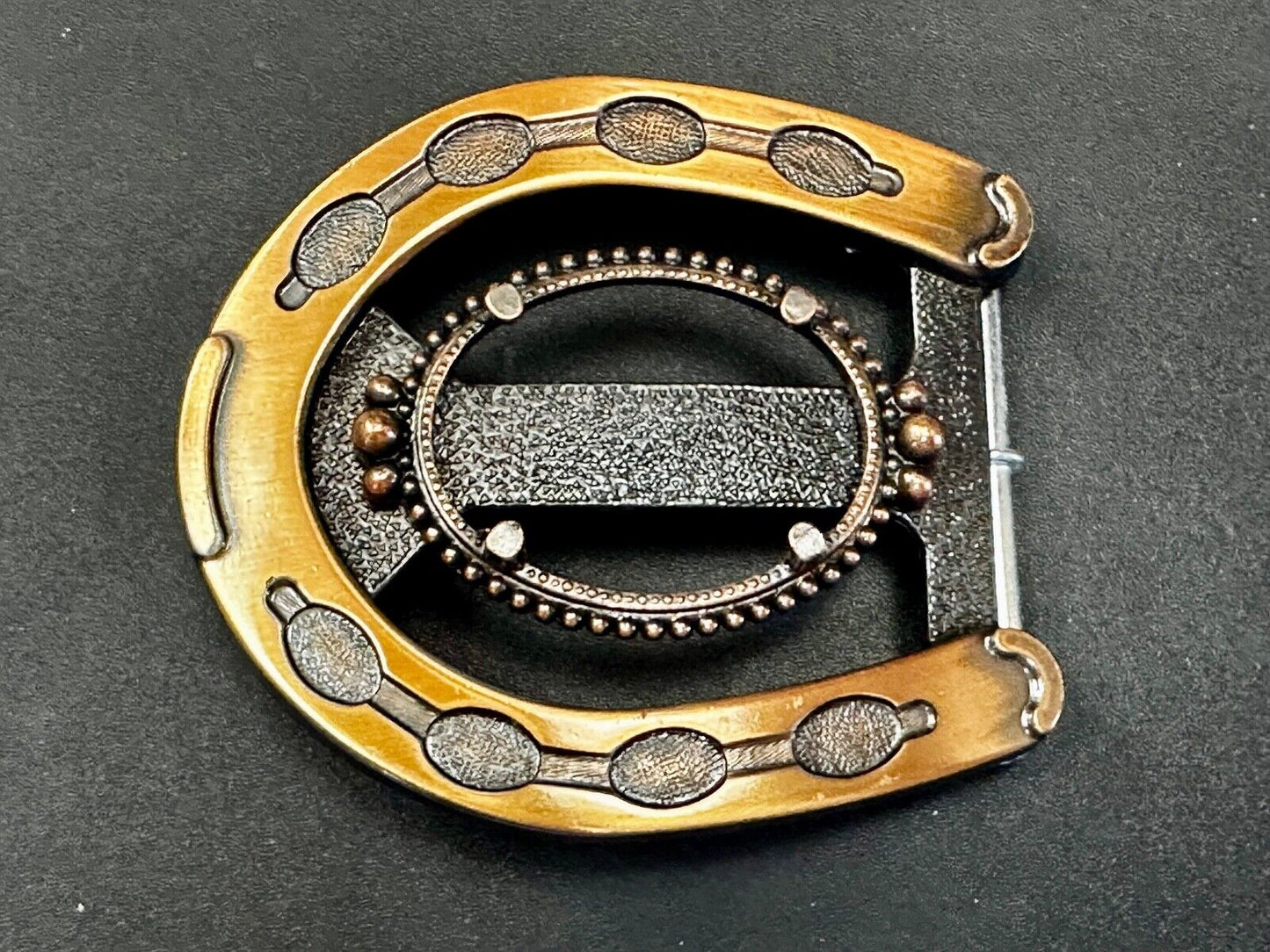 30 x 40 mm Western Horseshoe Shpaed Belt Buckle To Mount Your Cabochon Gem Stone