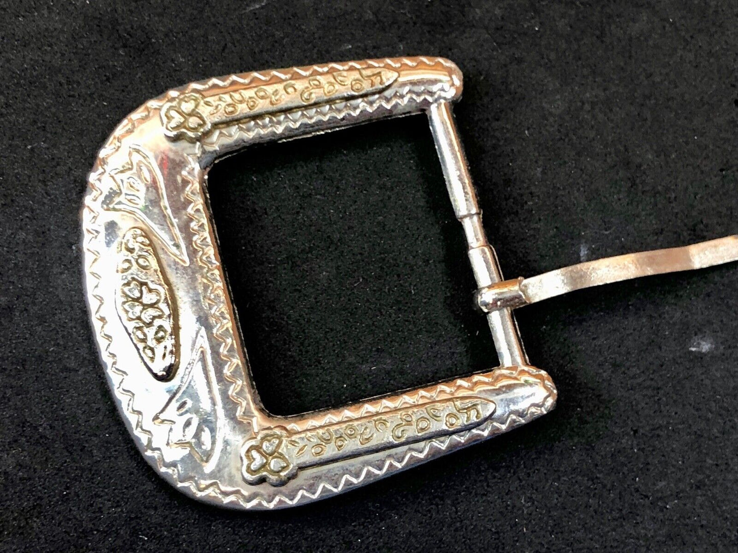 Beautiful Floral Simple Cowgirls Wide Dress Western Belt Buckle