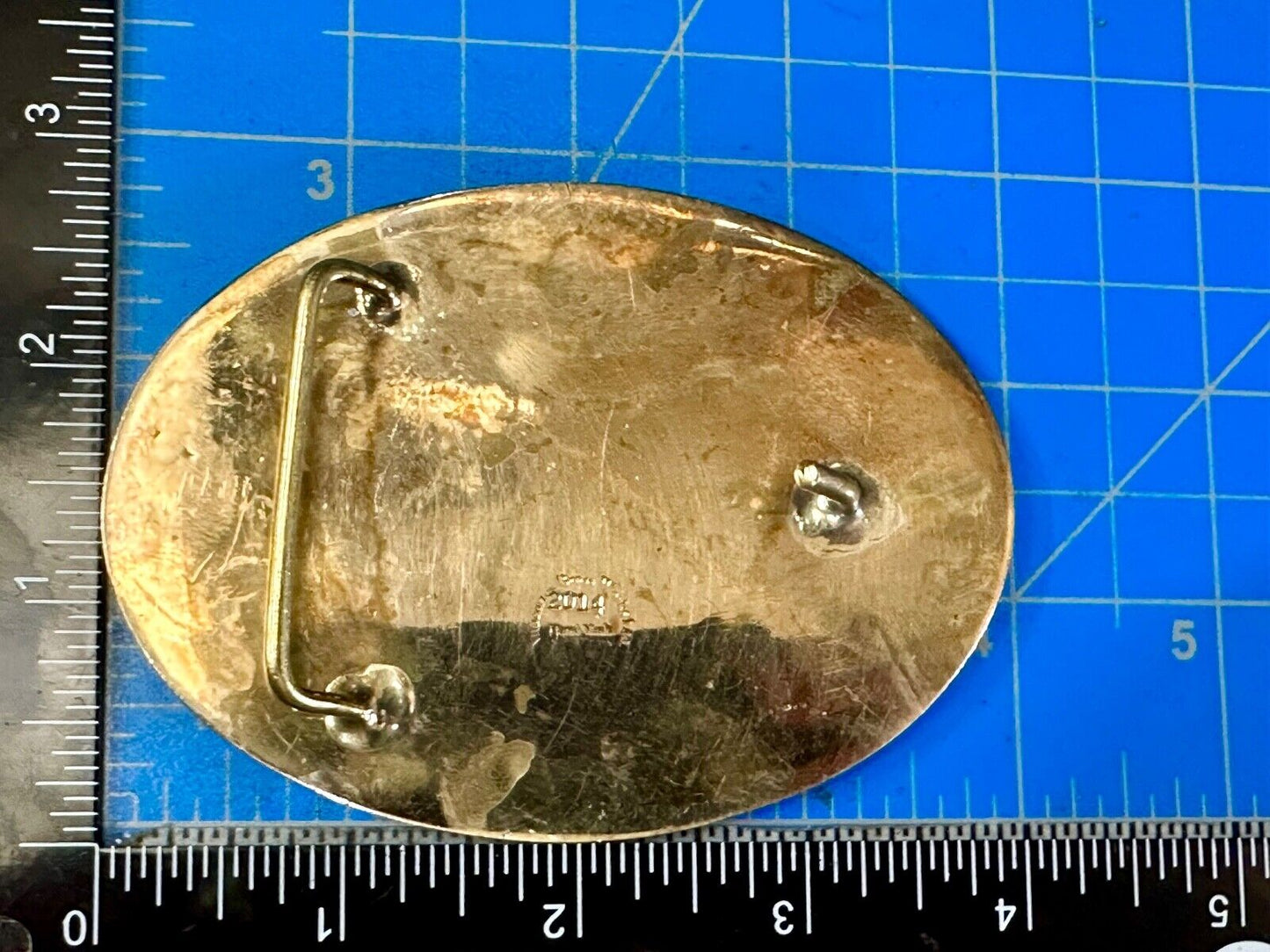 Big Horn Outdoor Adventure Show INWC 2015 Anacortes solid brass belt buckle