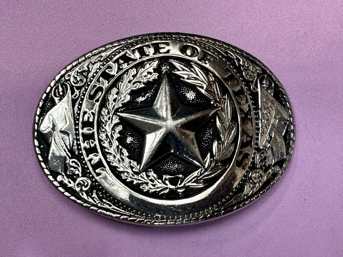 The State of Texas Lone Star Statehood Series Commemorative Belt Buckle W USA