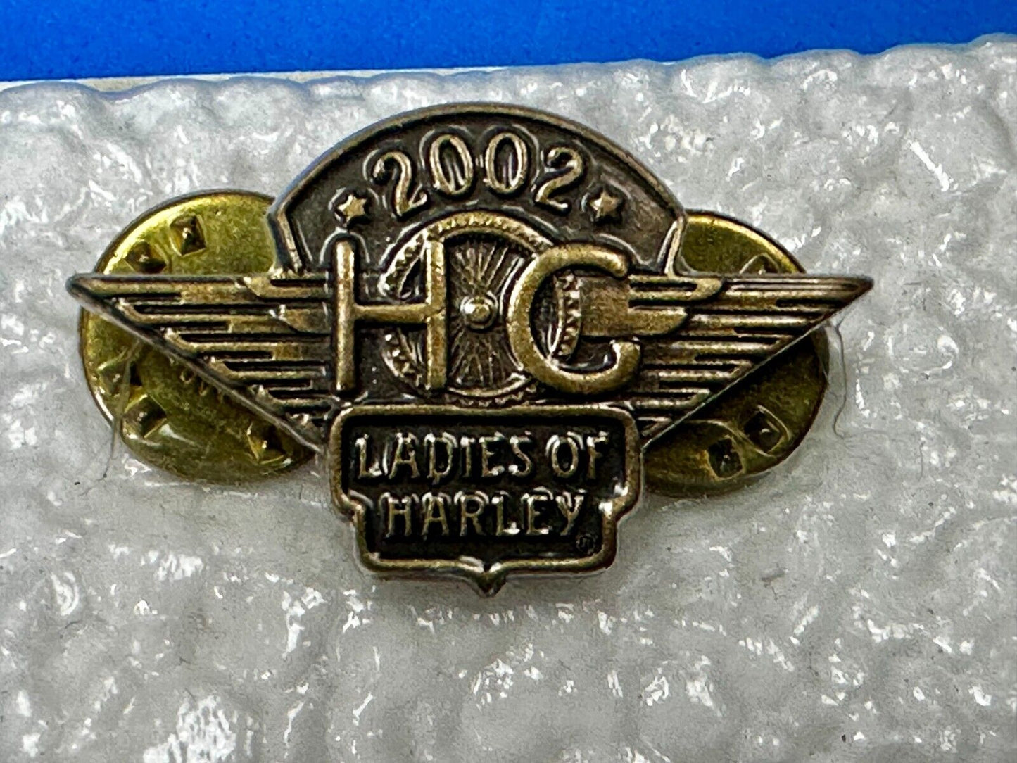 2002 Ladies of Harley Davidson Owners Group HOG Pin for Jacket or Vest