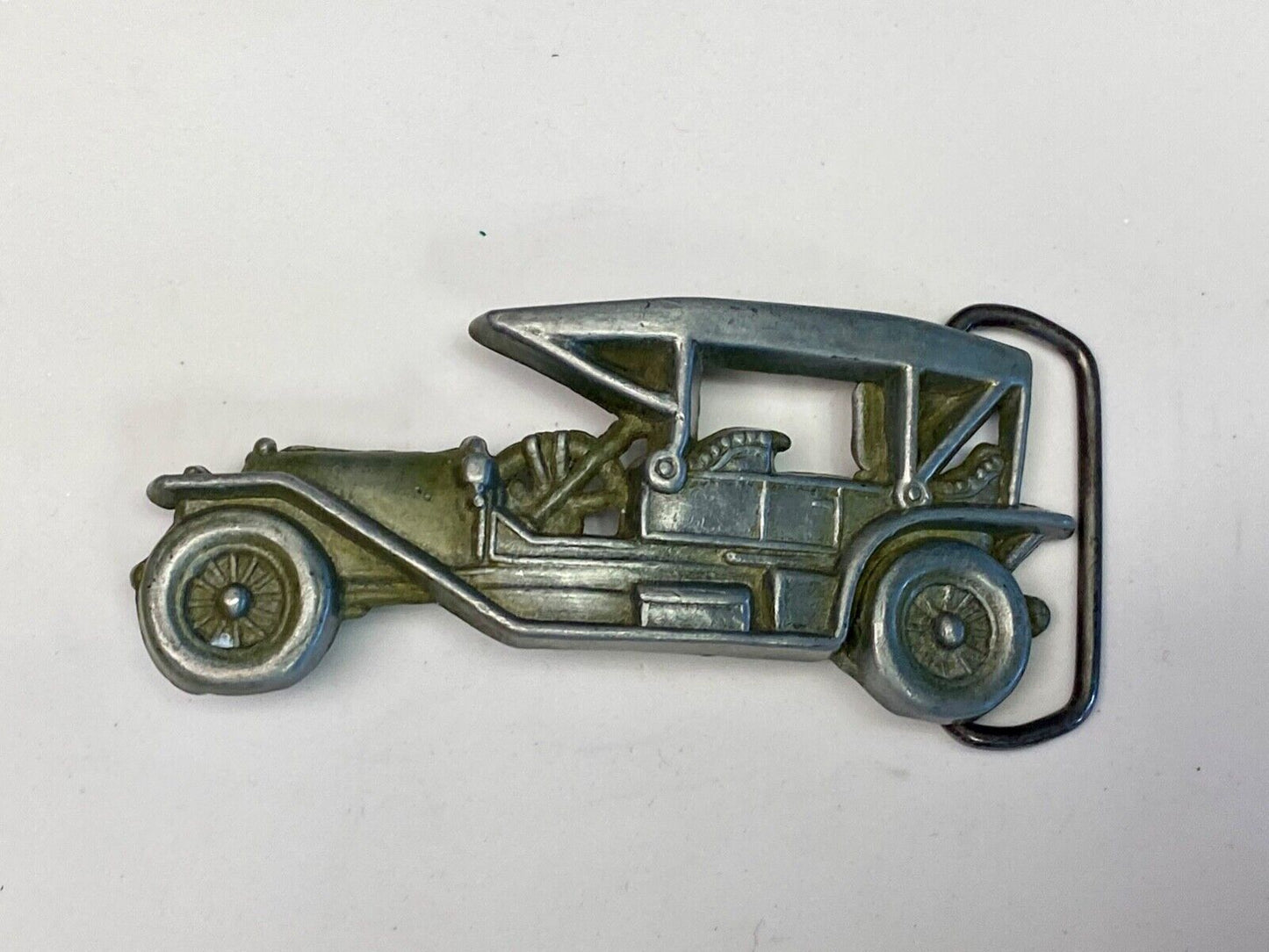 Vintage Cut Out Car - Old Time Auto Collectors Belt Buckle