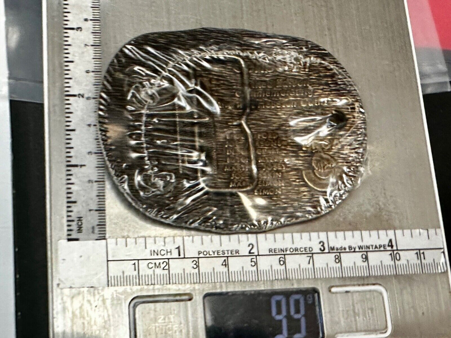 1985 Hesston Outlet Tournament RODEO NFR Vintage Commemorative NOS Belt Buckle