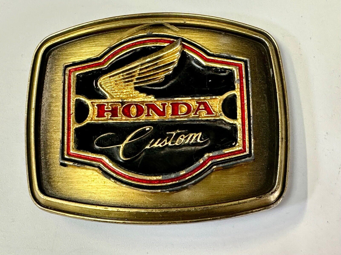 vintage 1979 Hondan Goldwing Custom Riantere belt buckle