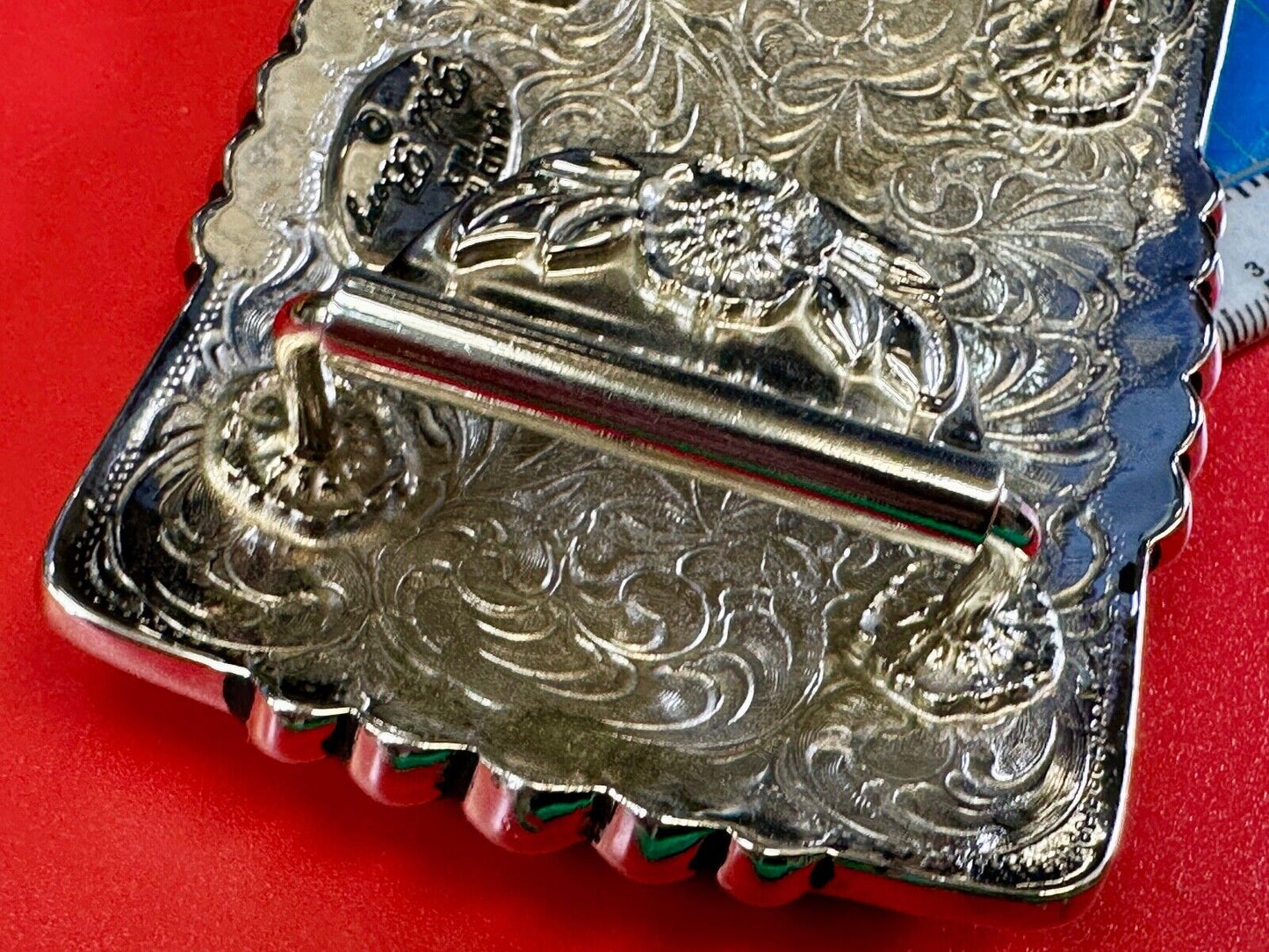 2004 Classic Select horsemanship CQHA Trophy belt buckle by Bob Berg