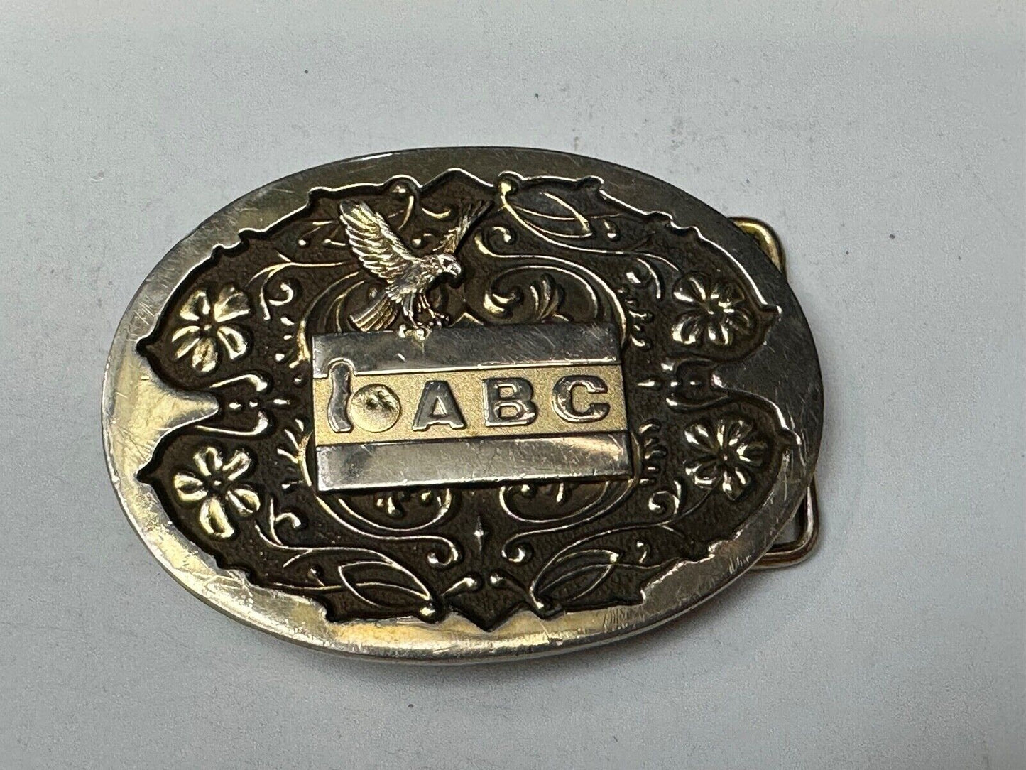 ABC Bowling Trophy Beautiful Sports Award Modern Western Belt Buckle by Balfour