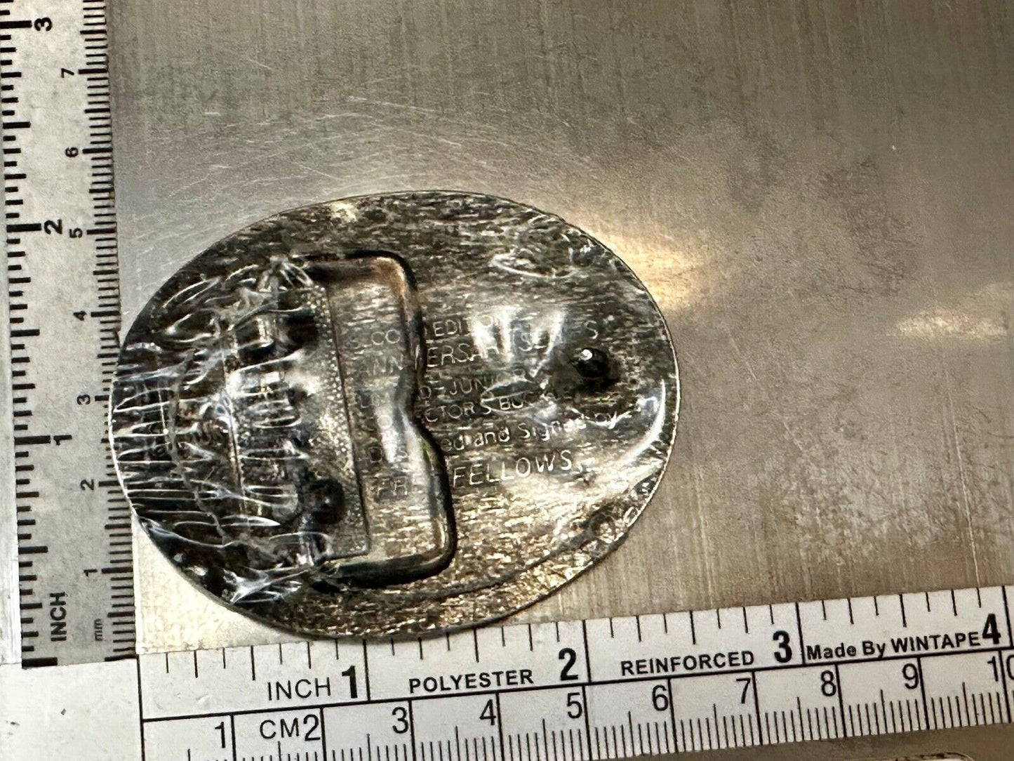 1984 NFR National Finals Rodeo NOS Youth Size Hesston Belt Buckle
