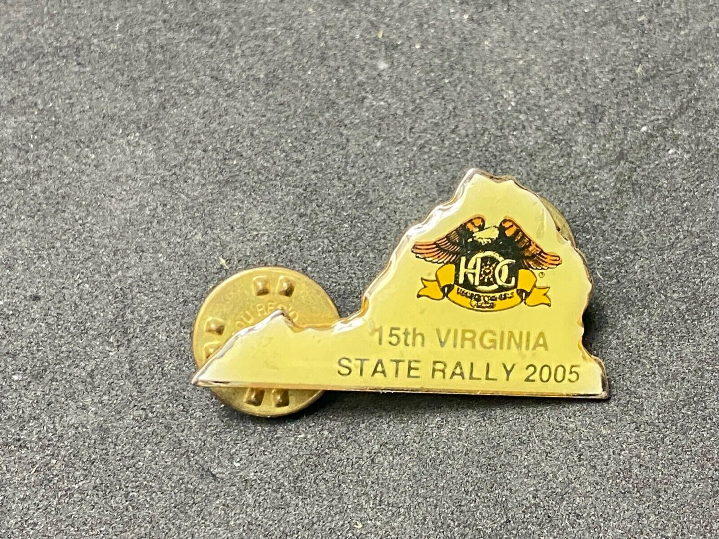 2005 Virginia State Harley Davidson HOG Rally Motorcycle Collectors pin