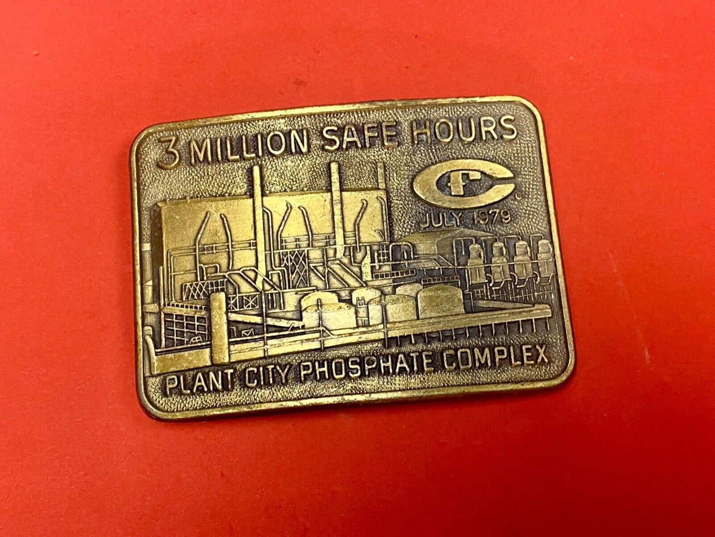 3 Million Hours! Safety Award Pant City Phosphate Complex Congratulations Award
