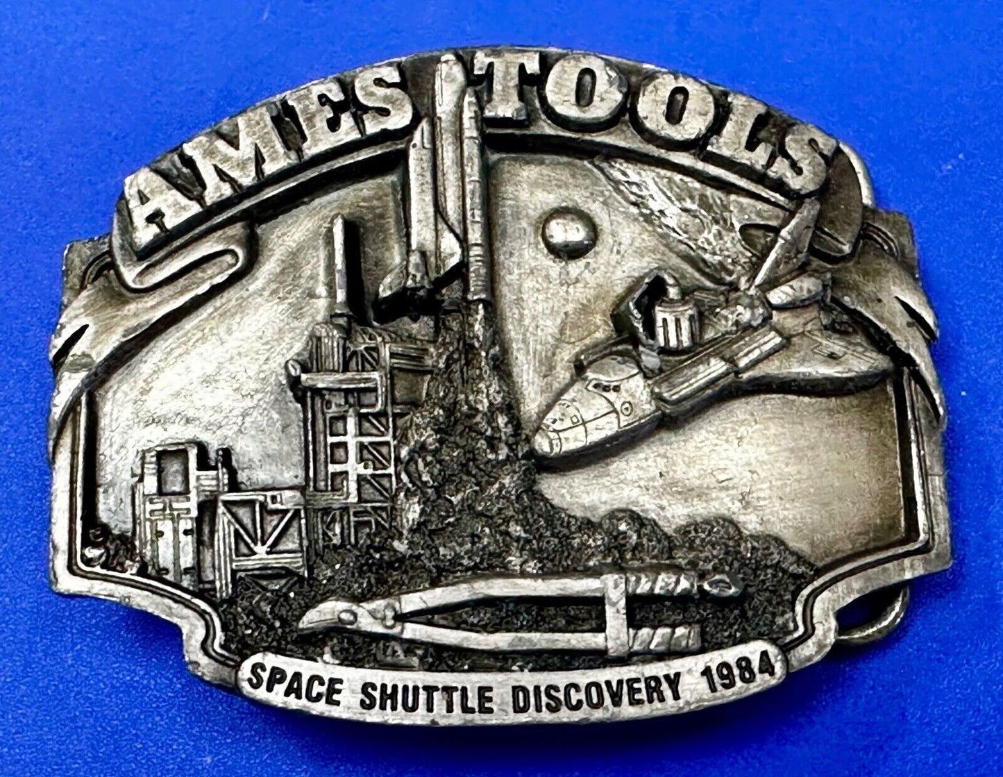 Ames Tools Space Shuttle Discovery 1984 Commemorative 90's Limited Belt Buckle