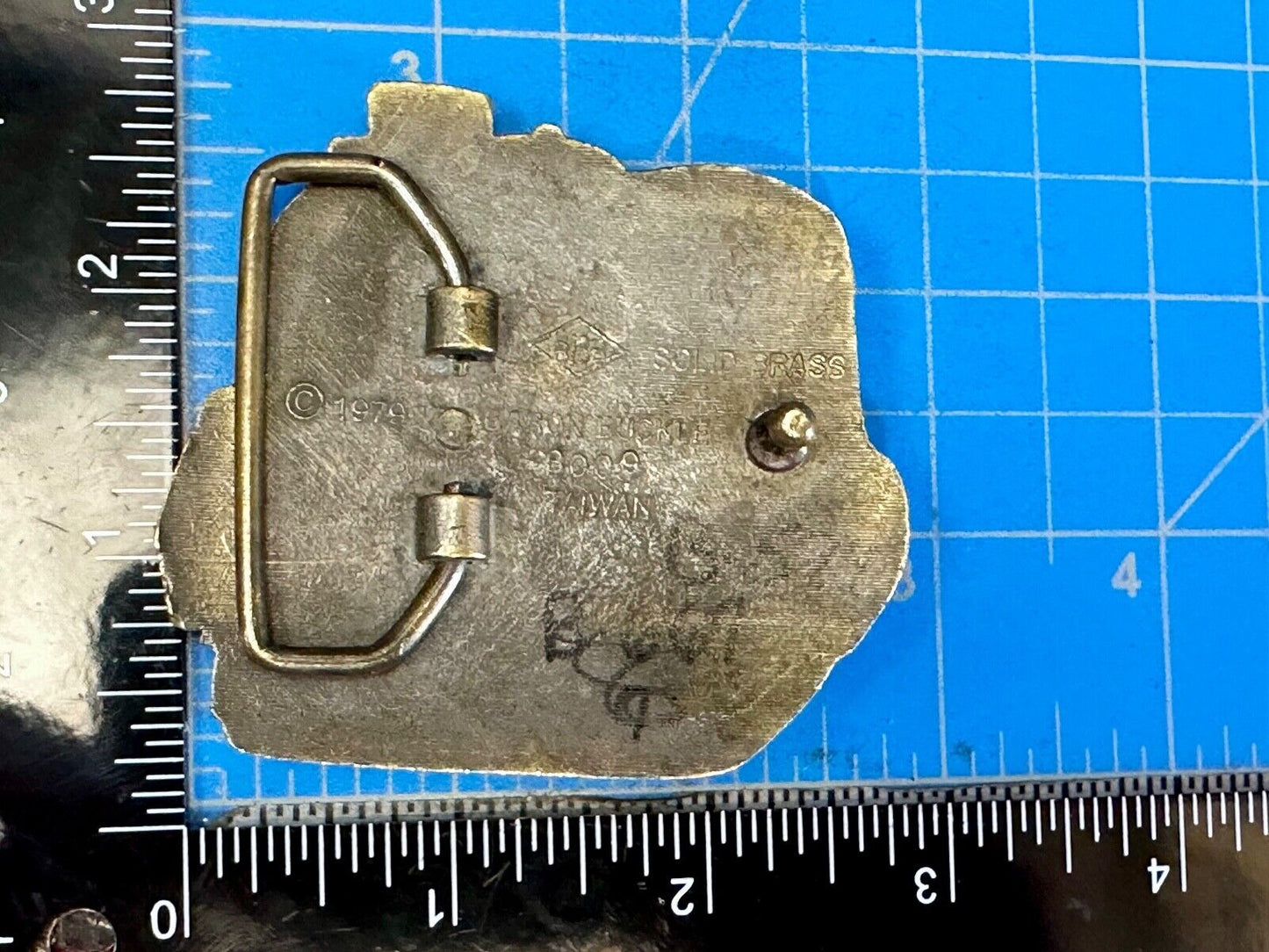 Train Rail Road Steam Engine vintage solid brass Baron Buckles belt buckle