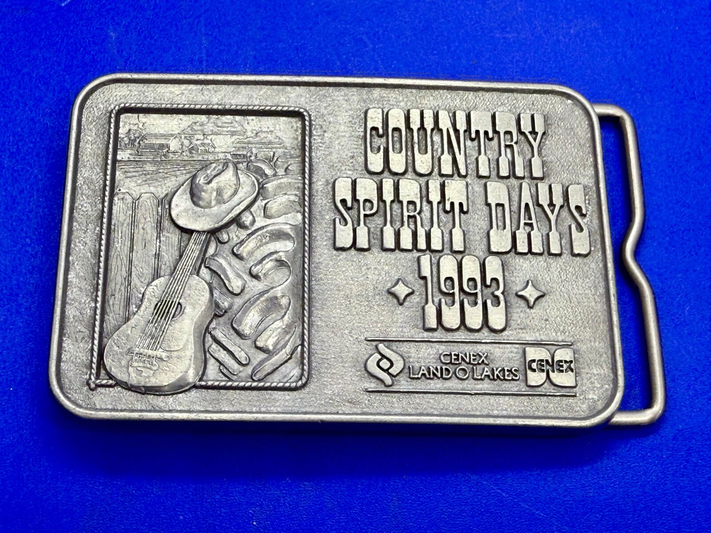 1993 Cenex Land O Lakes Country Spirit Days Commemorative Belt Buckle