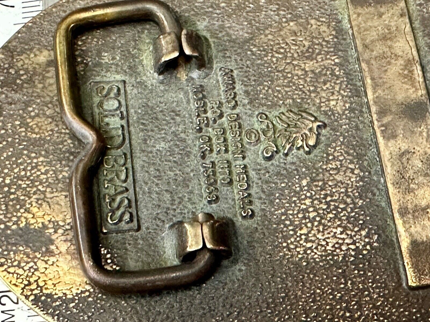 Beef Shootout 1998 Fleming Companies Inc Rodeo vintage ADM belt buckle