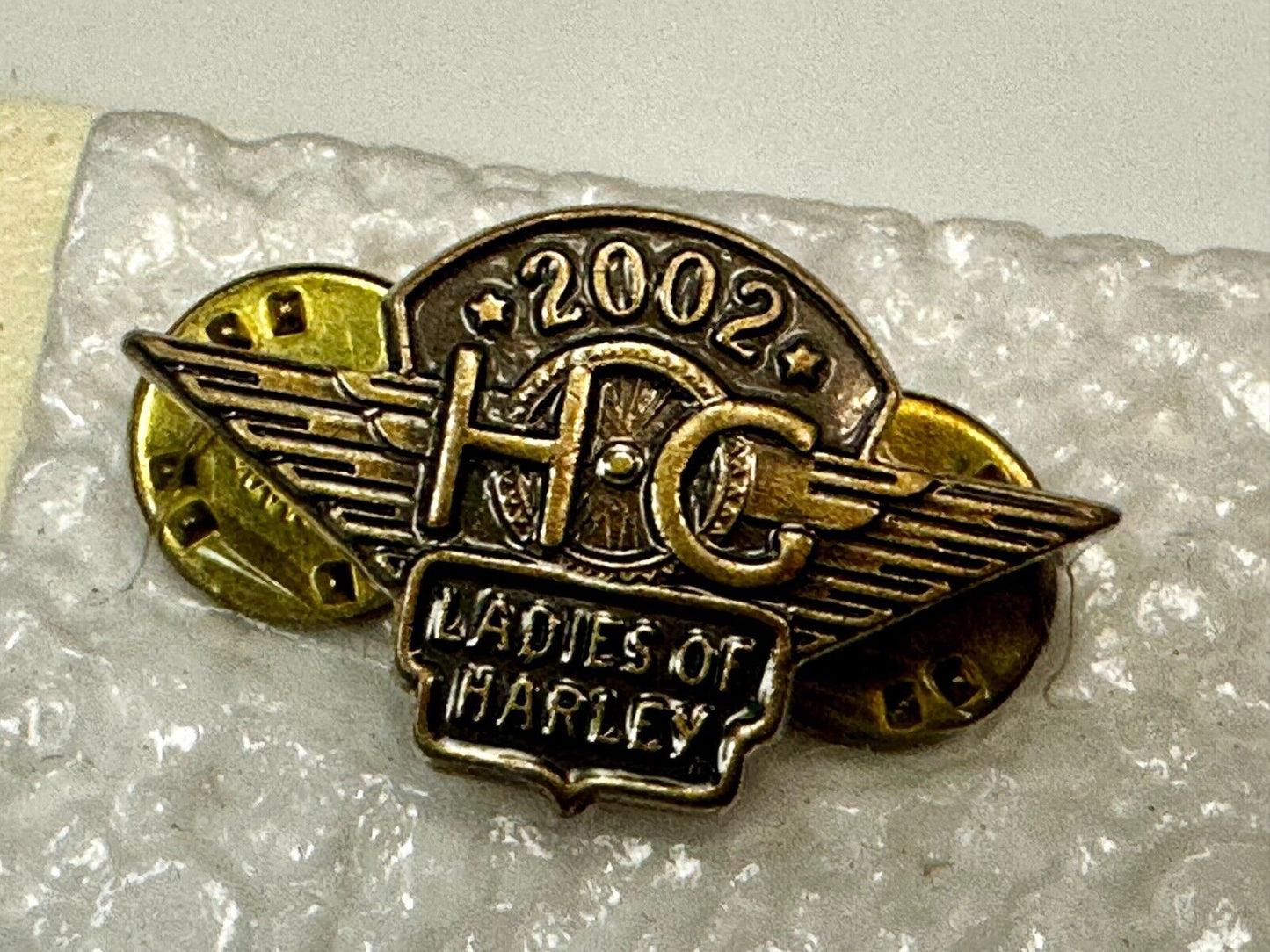 2002 Ladies of Harley Davidson Owners Group HOG Pin for Jacket or Vest