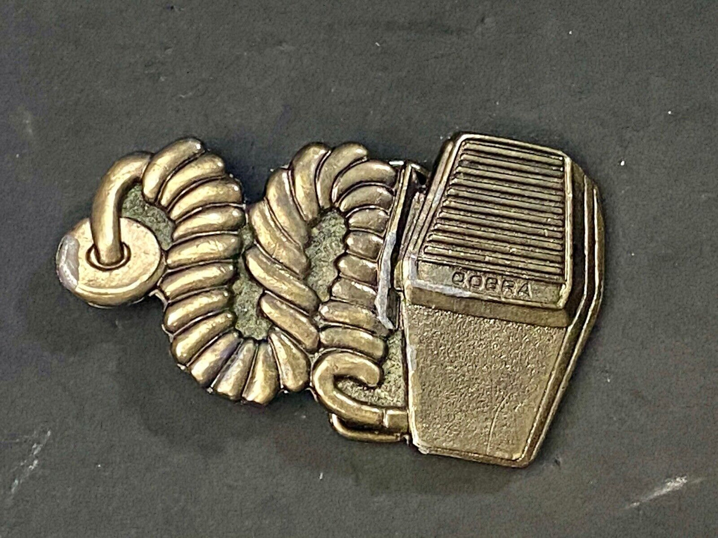 Vintage 1977 Cobra Handheld CB HAM Radio The Great American Belt Buckle Co.
