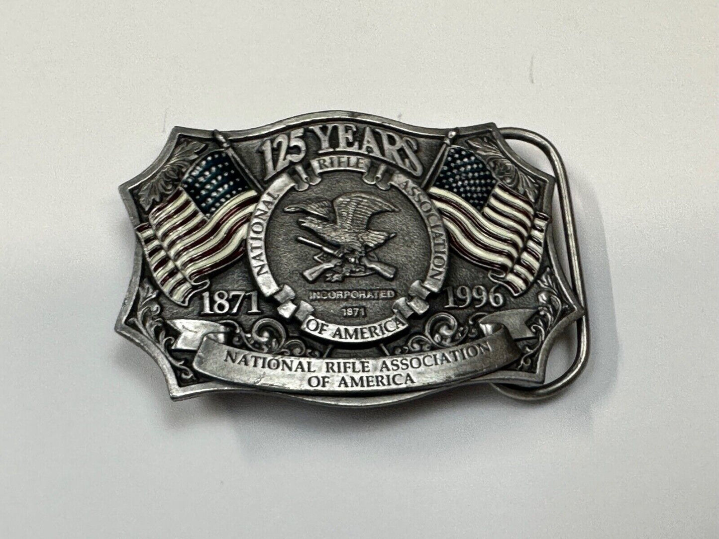 1996 NRA National Rifle Association Firearms Freedom 125 year celebration belt