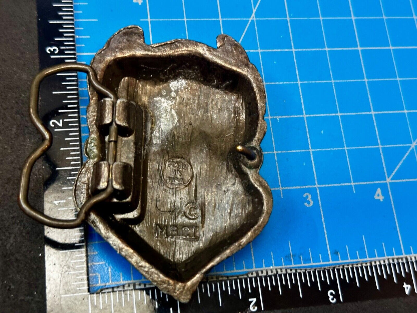 Bearded Devil Vintage MBCI Fantasy Man Head Vintage 70s Belt Buckle