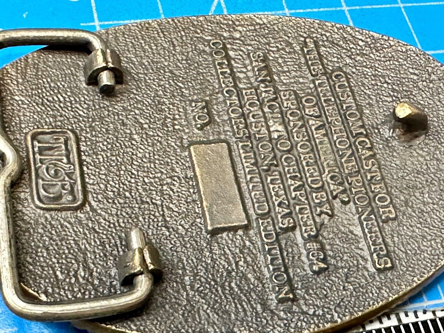 Telephone Pioneers of America TL&B Belt Buckle Fellowship Loyalty Service