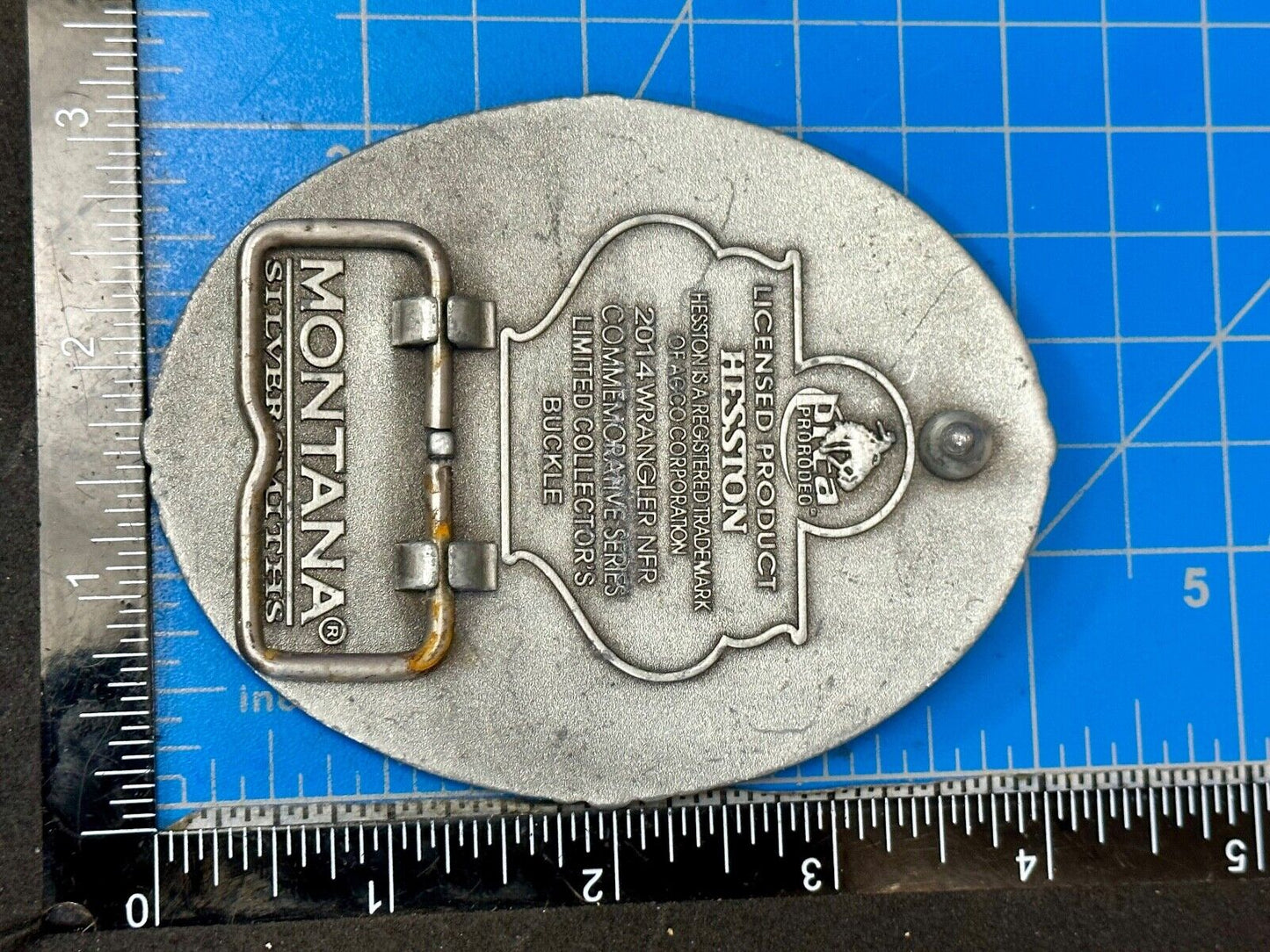 2014 Hesston National Finals Rodeo NFR Collector Montana Silversmiths Buckle