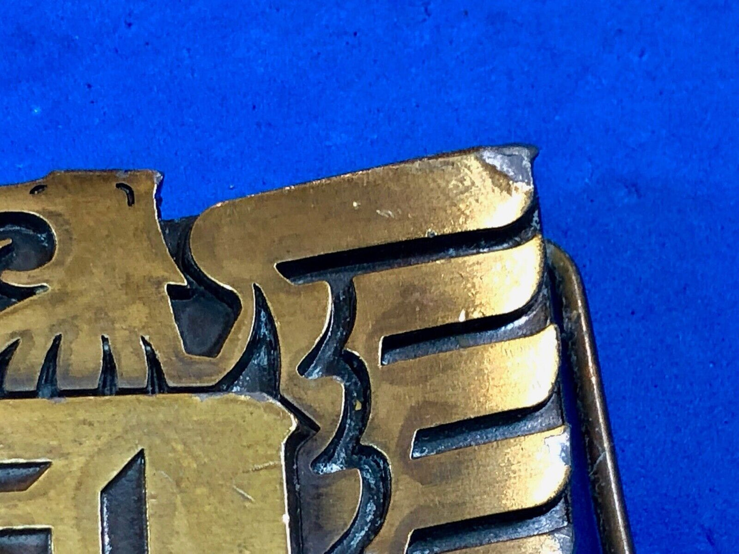 1987 Brookfield Collectors guild - Honda Gold Wing GW motorcycle belt buckle