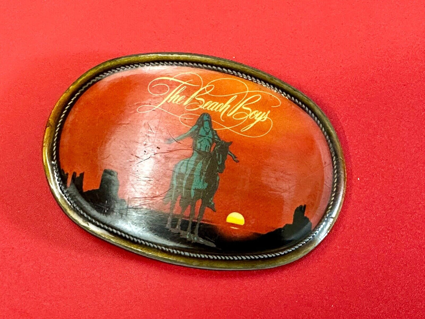 The Beach Boys, Endless Summer RARE Band Music Vintage 1976 Pacifica belt buckle