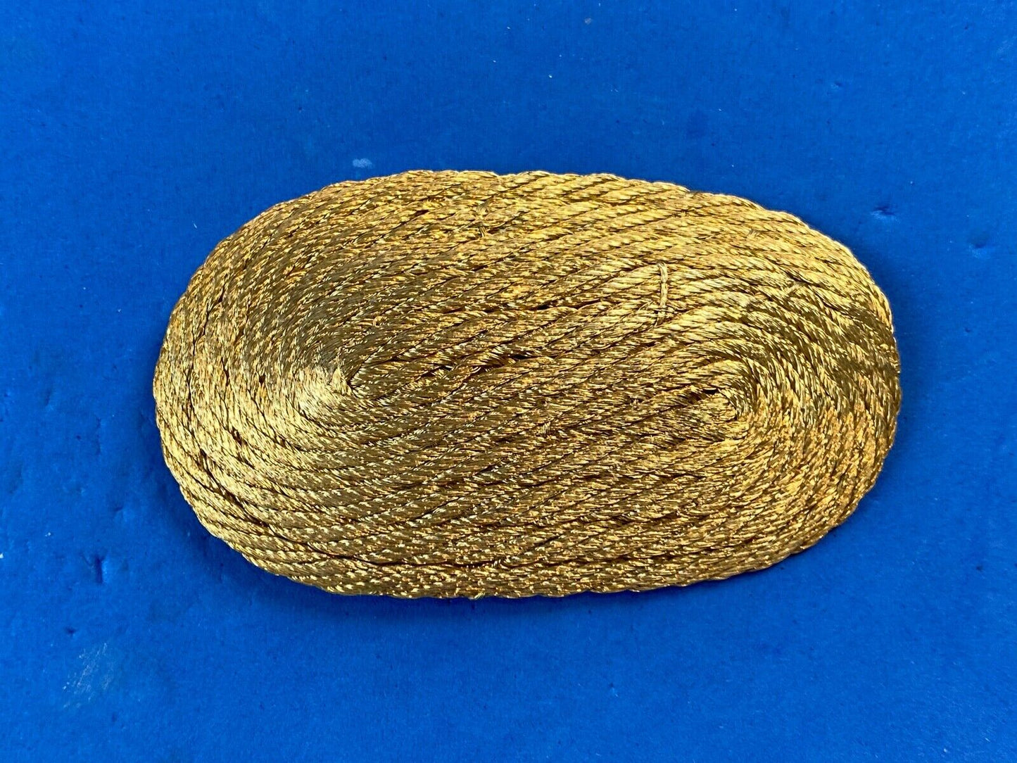 Artisan Rope Braided Wrapped Pattern Oval Hair Clip, Buckle, Made in Greece