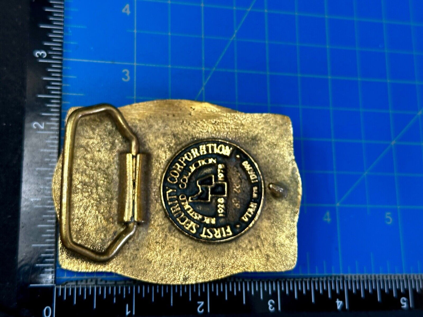 The State of Idaho - Deer Hunting Vintage Solid Brass Heritage Mint Belt Buckle