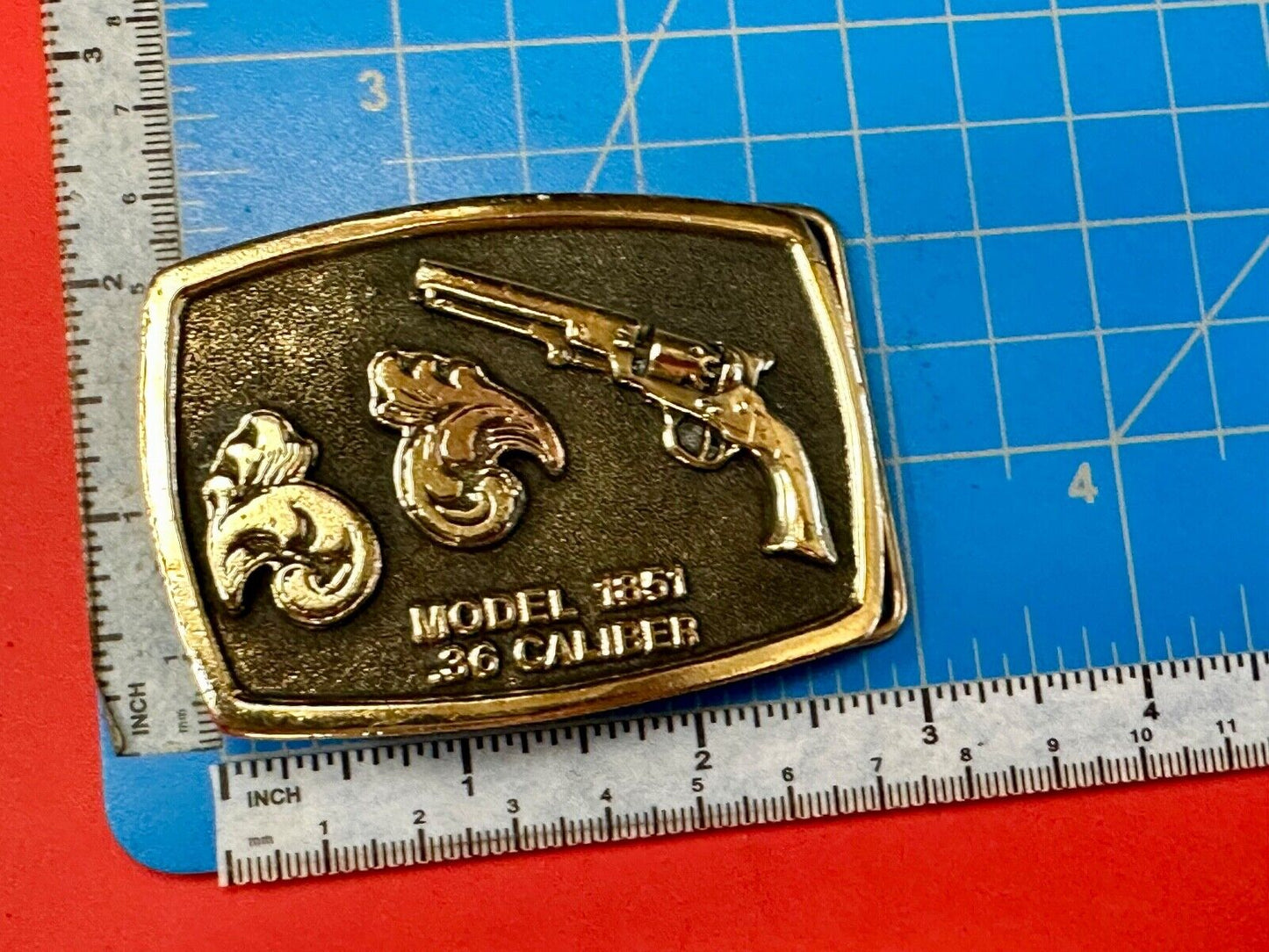 Vintage Gun Collectors Model 1851 .36 Caliber belt buckle by ADezy
