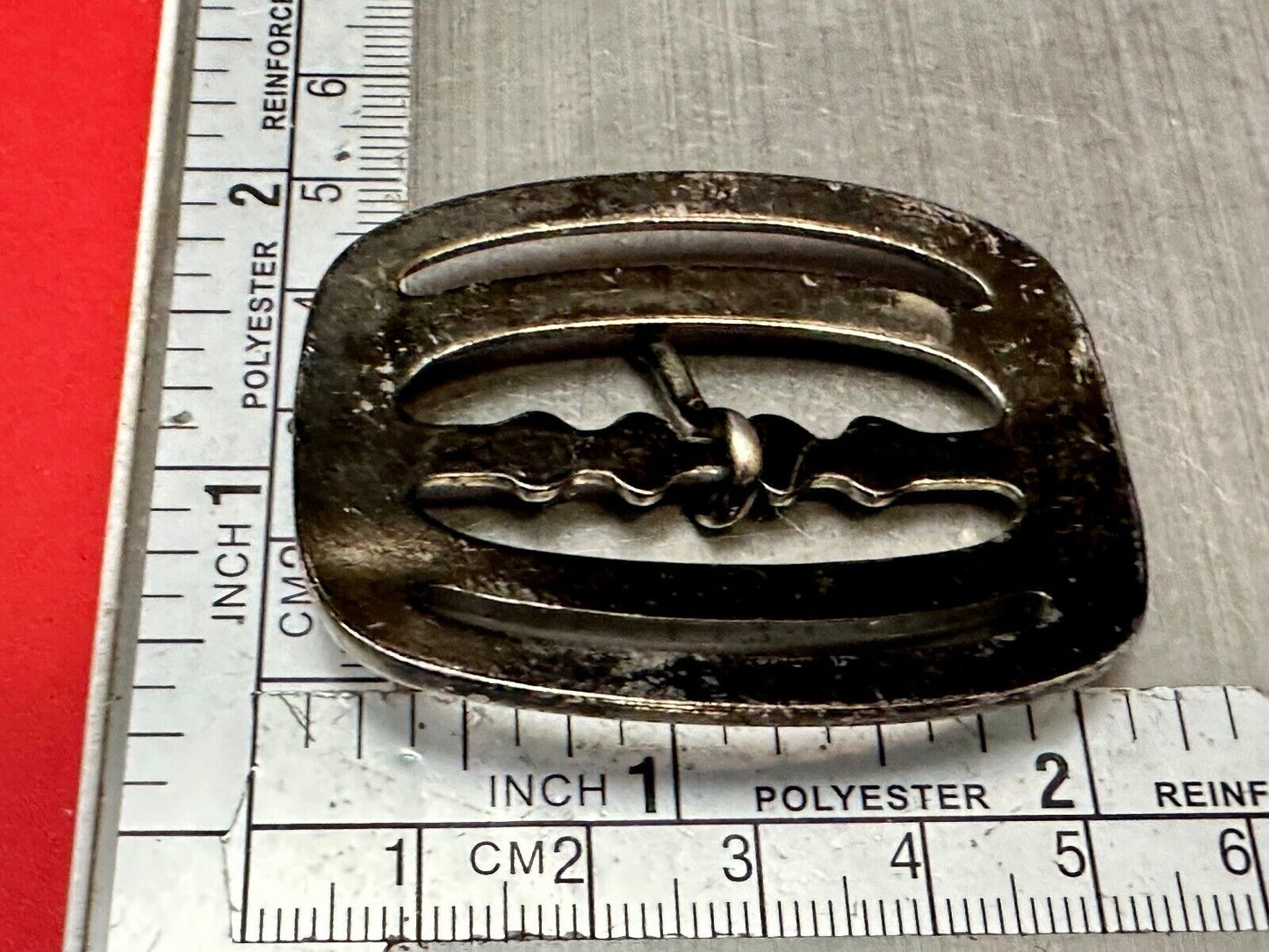 unique small brass tone replacement SMALL belt buckle