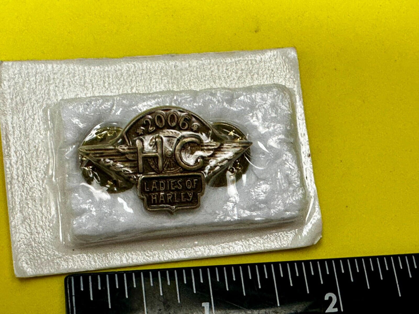 2006 NOS Ladies of Harley Davidson Owners Group HOG NOS Pin for Jacket or Vest