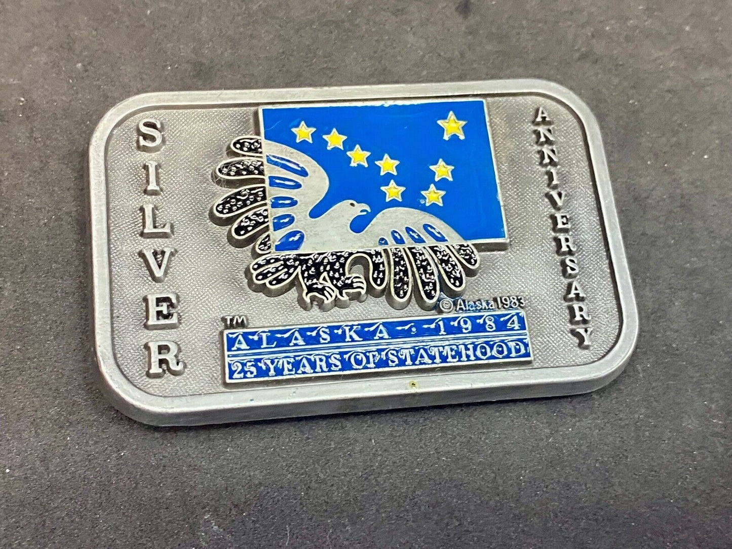 Vintage 1983 State Of Alaska - Silver Anniversary By Frontier Marketing