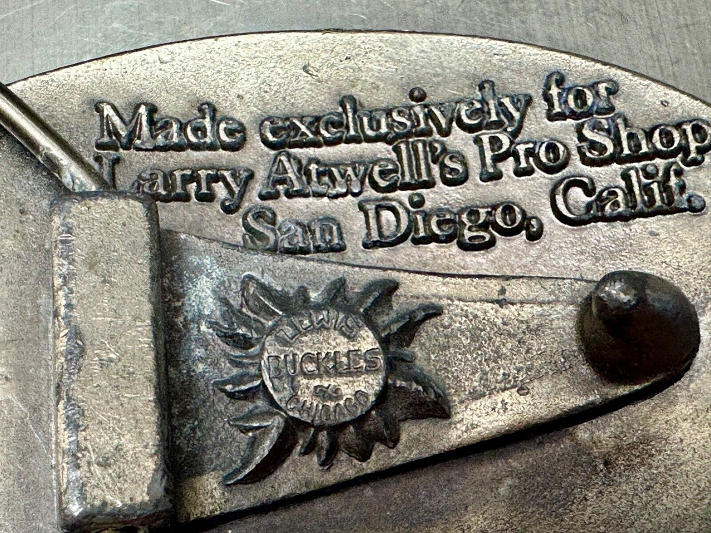 31st State Annual California Championship San Diego 1976 Bowling Belt Buckle