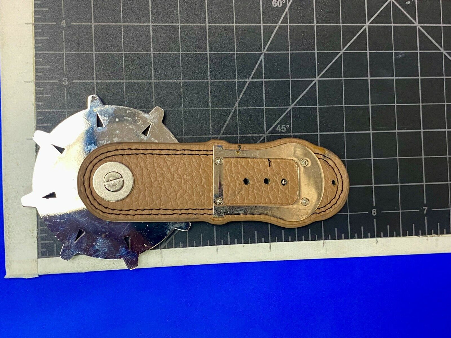 The Cowtown 2015 Half Marathon Finisher Belt Buckle - Fort Worth Texas Race