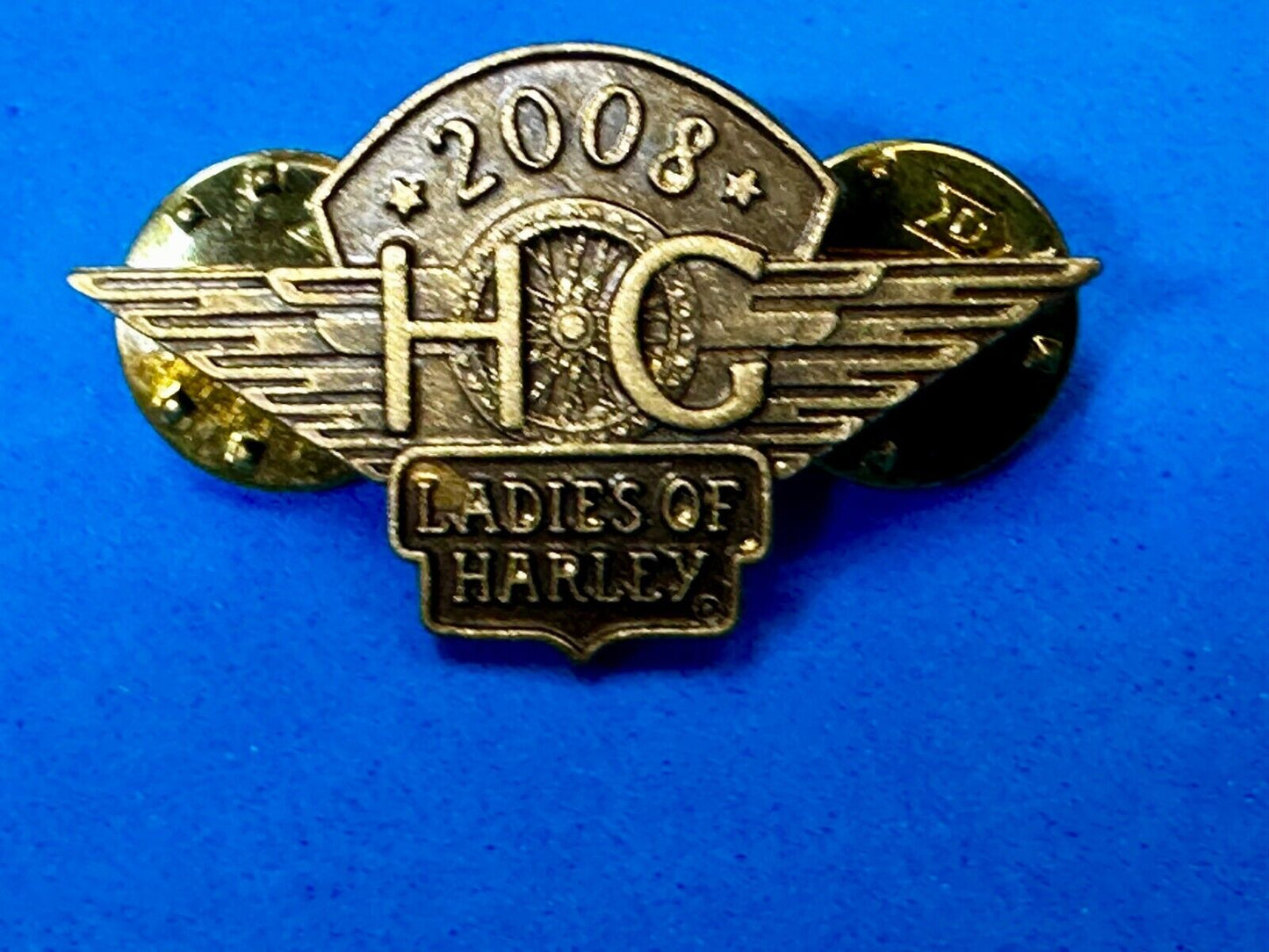 2008 Ladies of Harley Davidson Owners Group HOG Pin for Jacket or Vest