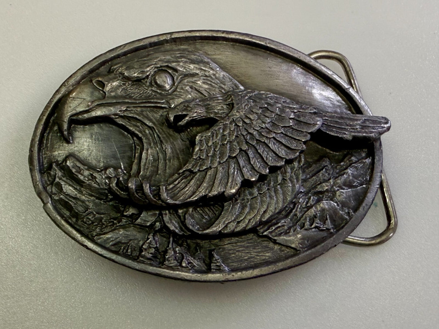 The Eagle & the Hawk Flying John Denver Vintage 1988 Siskiyou Belt Buckle