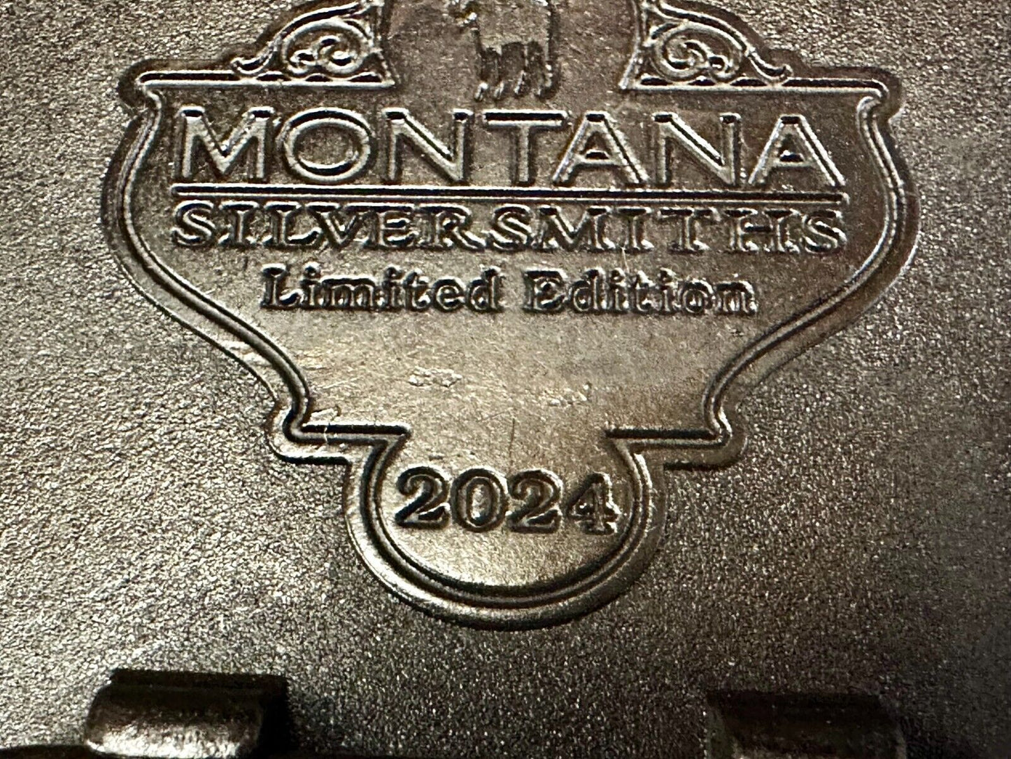 2024 Pendleton whiskey Let'er Buck Rodeo Cowboy Montana Silversmiths Belt Buckle