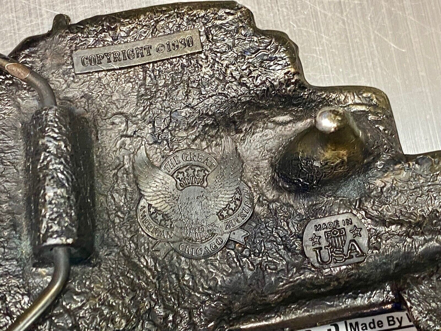 Vintage 1990 Semi Big Rig Truck Long Haulers Great American Belt Buckle Co