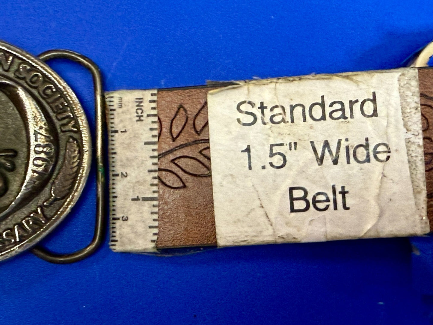Bass Anglers Sportsman Society 20th Anniversary Limited Edition 1987 Belt Buckle