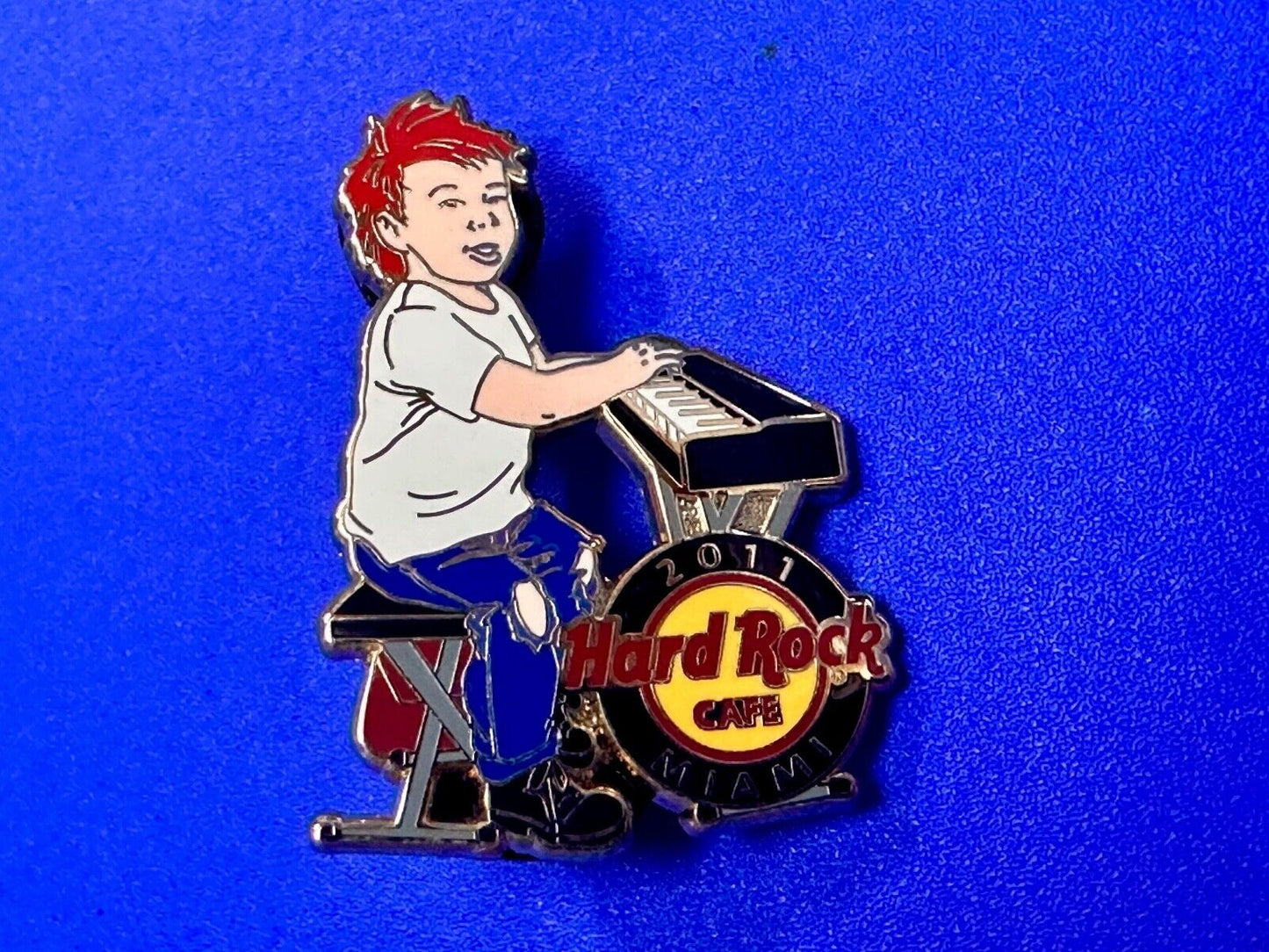 2011 Miami FL Keyboard Player Hard Rock Cafe Baby Rocker collectors pin