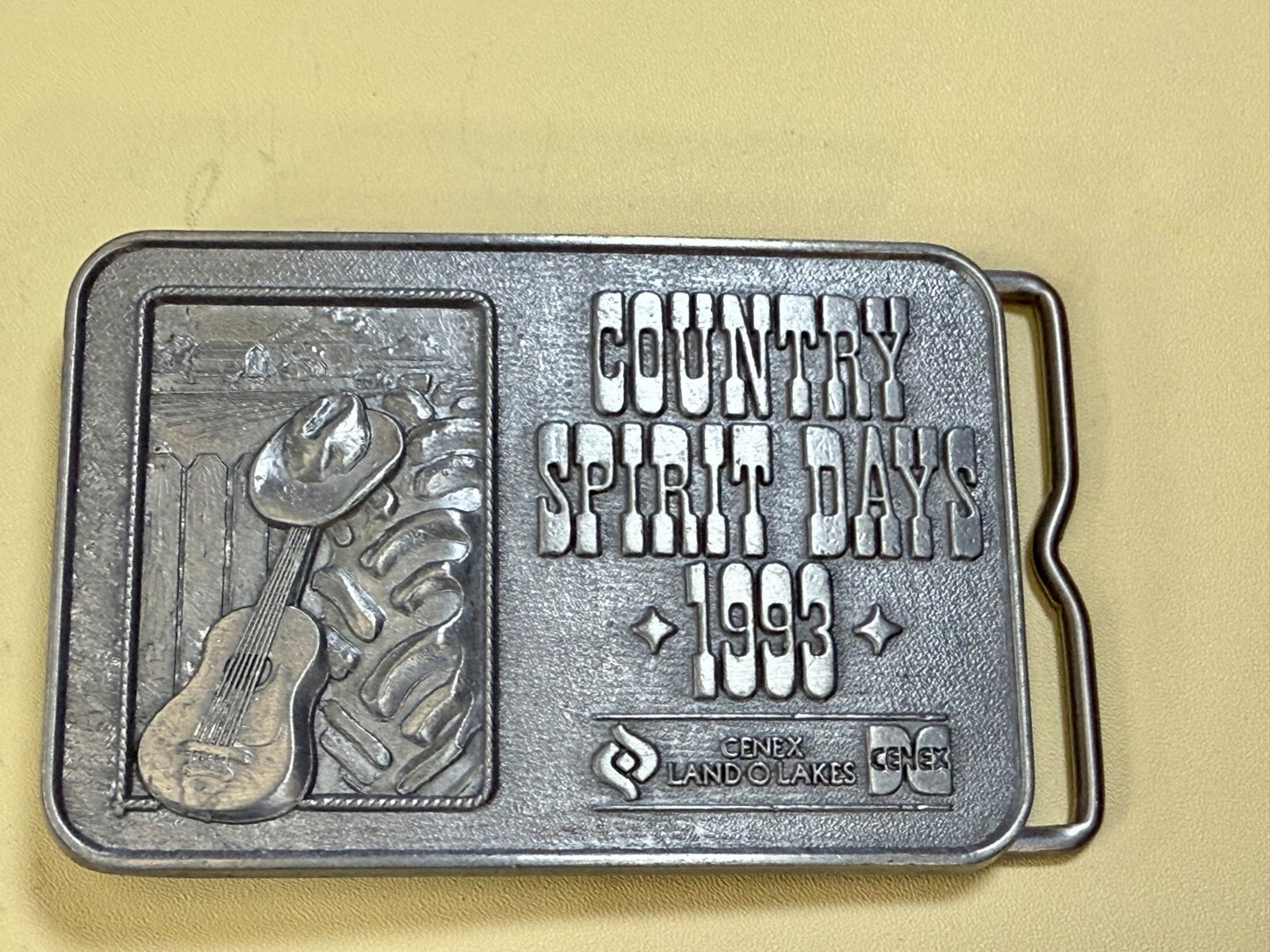 1993 Cenex Land O Lakes Country Spirit Days Commemorative Belt Buckle