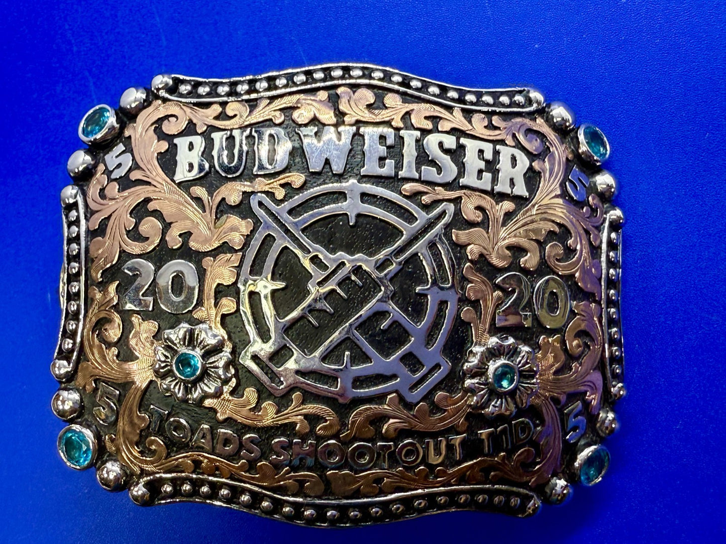 2020 Budweiser Toads Shoot Out TID Event 2ND TO NONE Trophy NASCAR Belt Buckle