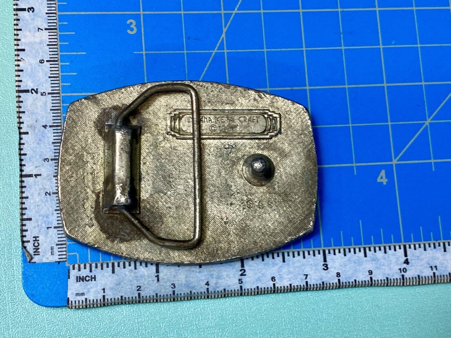 Tennis game match commemorative Indiana Metal Craft belt buckle racquet & ball