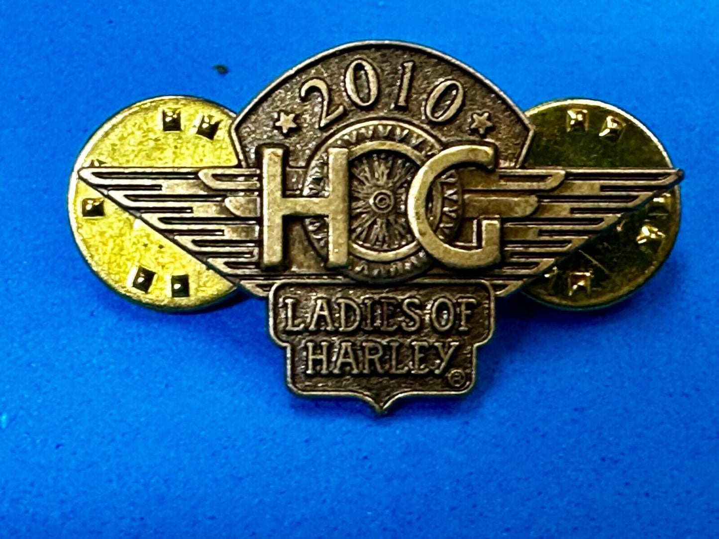 2010 Ladies of Harley Davidson Owners Group HOG Pin for Jacket or Vest