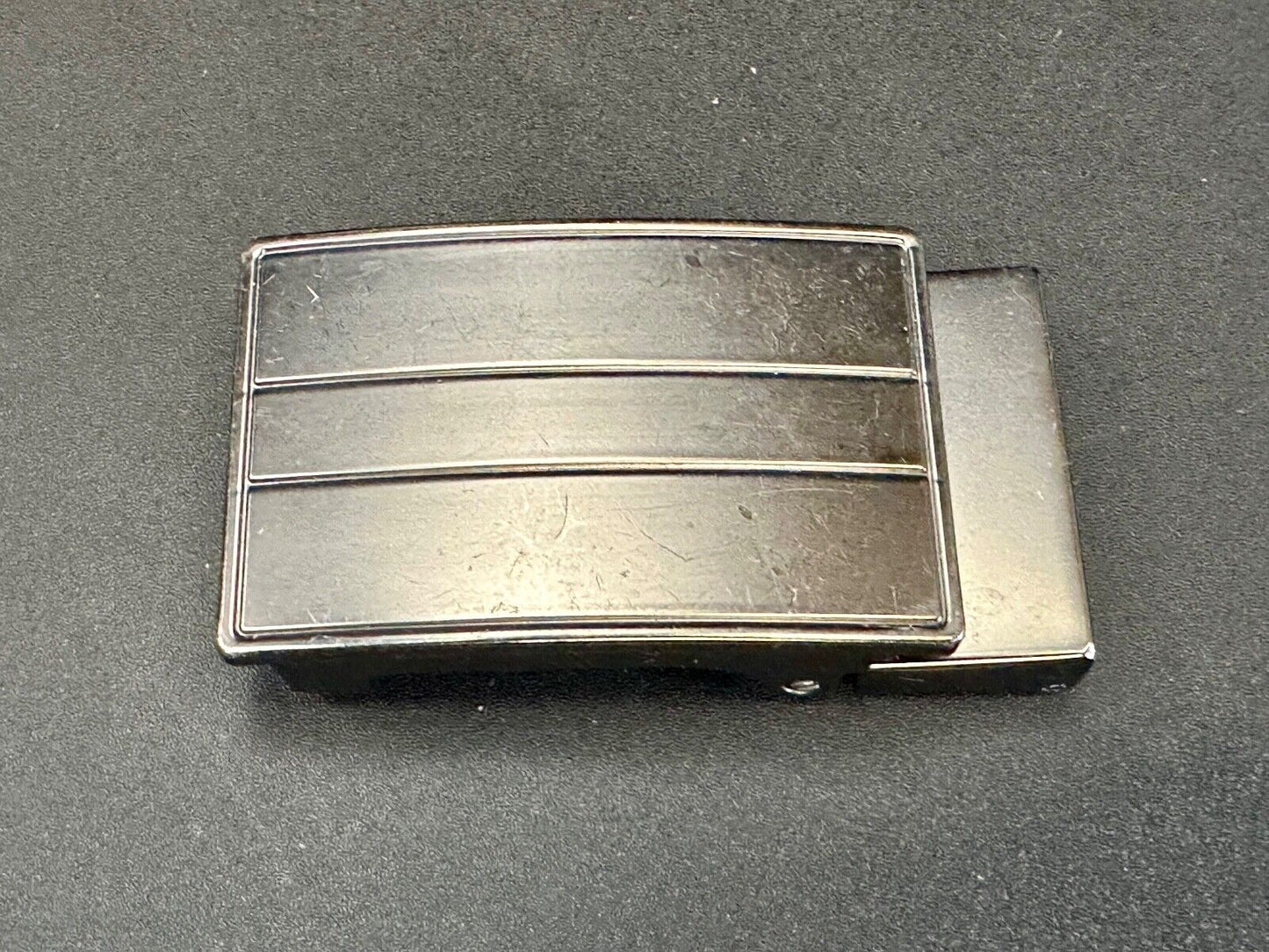BLACK Color Dress Formal 3 lined replacement Belt Buckle